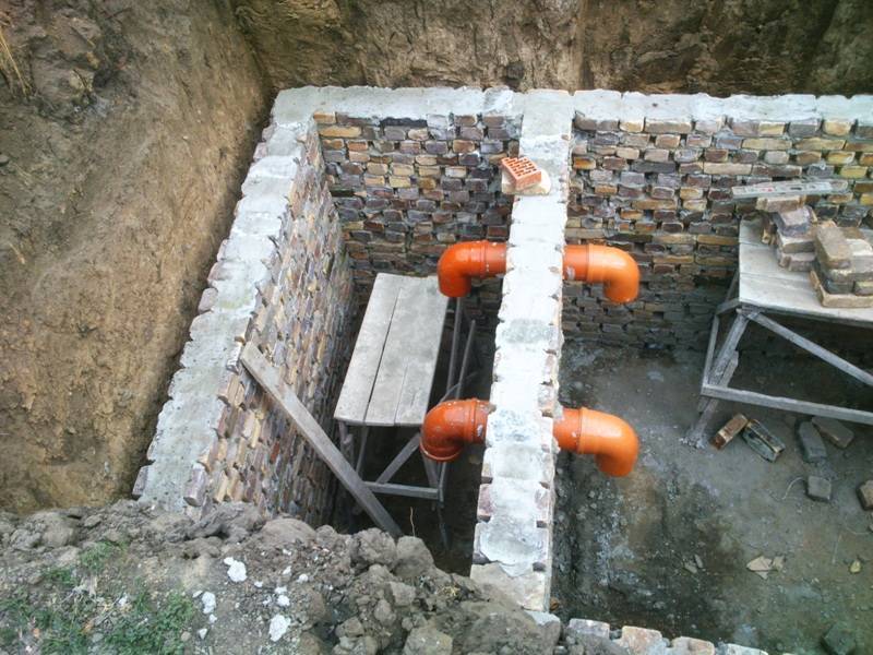 Выгребная яма из кирпича своими руками для частного дома: плюсы и минусы, когда она не пропускает воду