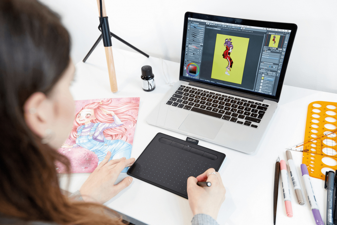 Wacom графический планшет большой