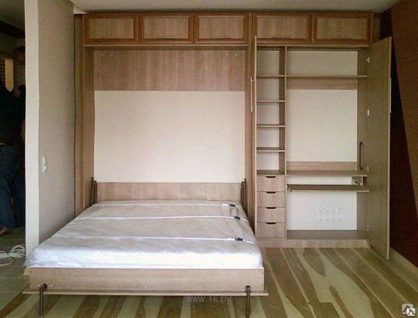 Оригинальное решение: как встроить кровать в стену или шкаф, как ухаживать за такой мебелью?