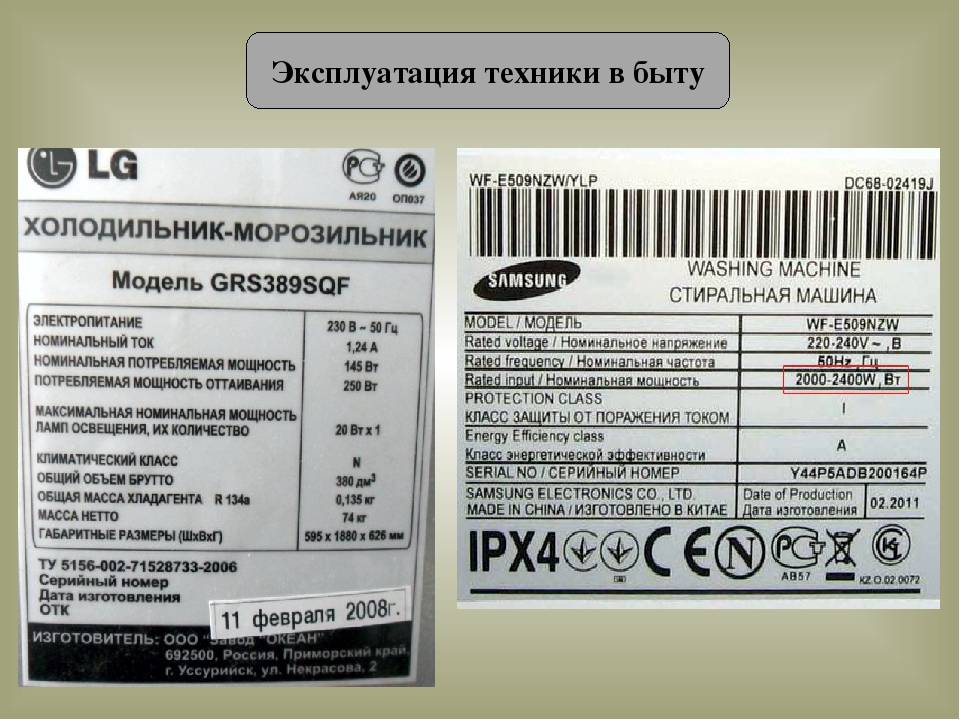 Потребляемая мощность стиральной машины в квт