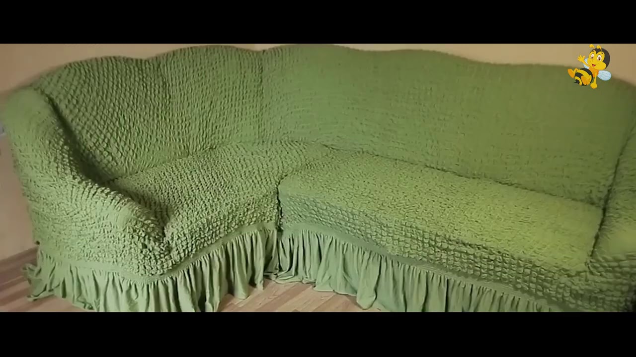 Как правильно натянуть чехол на диван