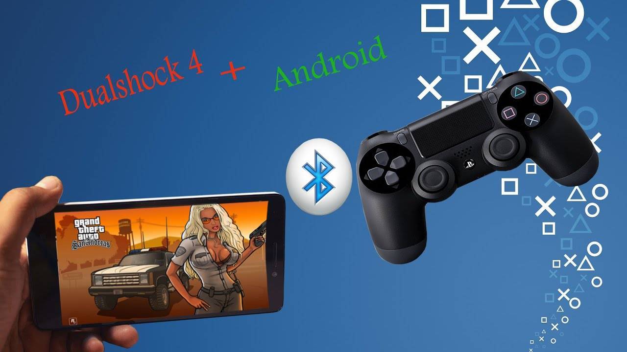 Как подключить джойстик ps4 к телефону android Джойстик подключен к телефону играть