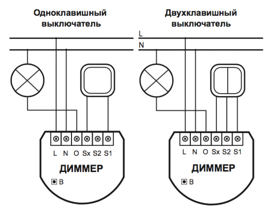 Схема подключения диммера: инструкция по монтажу своими руками