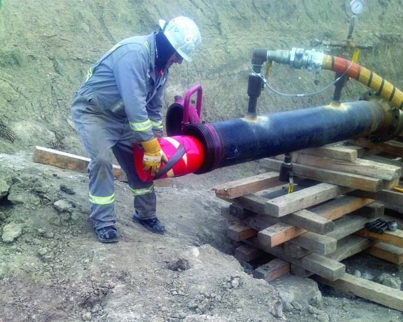 Опрессовка газопровода