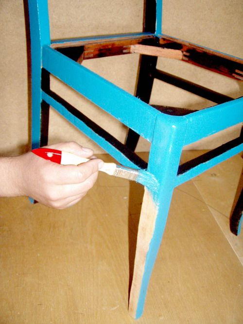 Как покрасить стул своими руками: подготовка изделия и нанесение краски