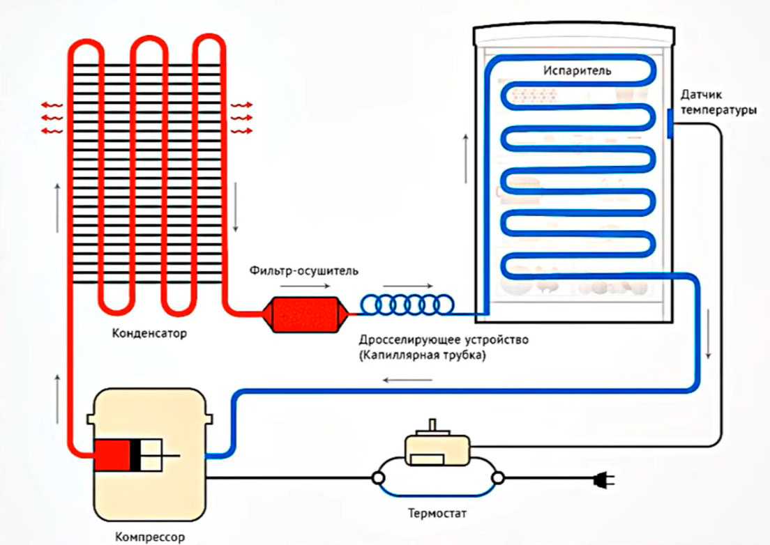 Принцип работы холодильника презентация