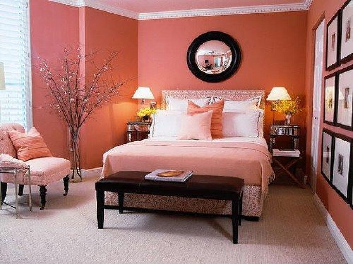 сочетание цветов в интерьере для спальни