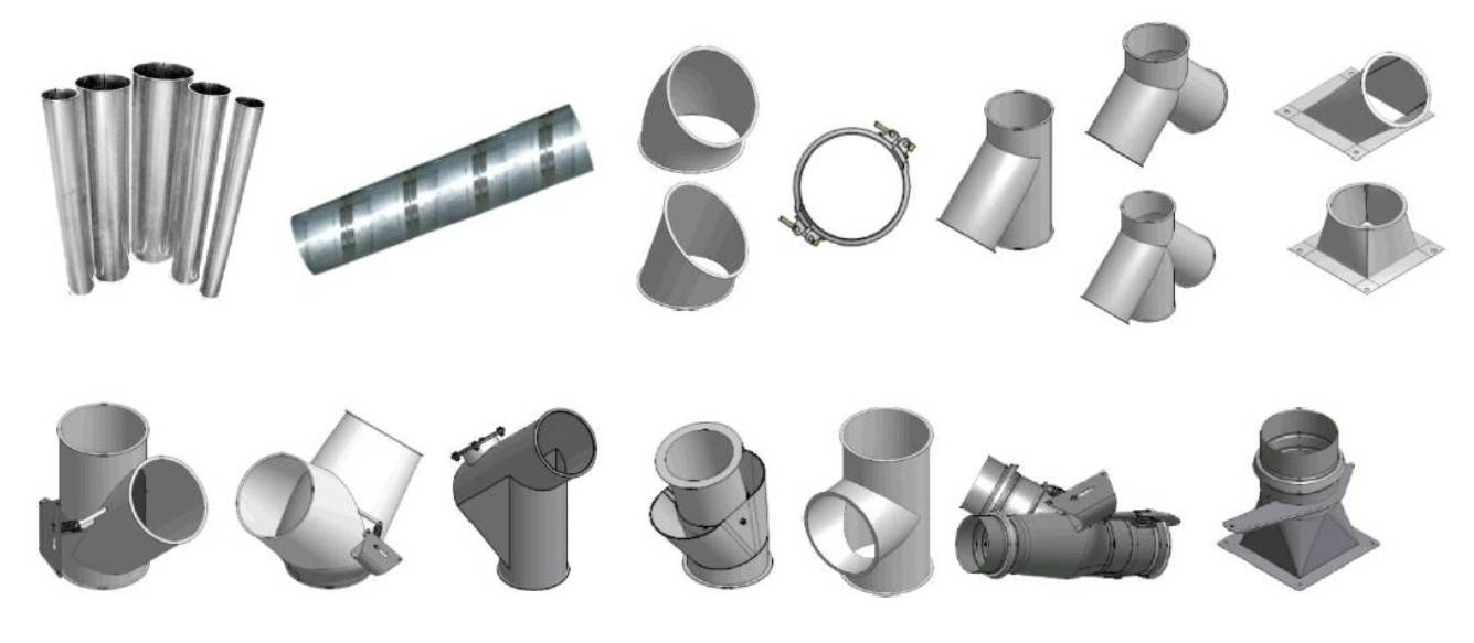 Выбор формы и материала пластиковых вентиляционных труб — таблицы размеров и сечений