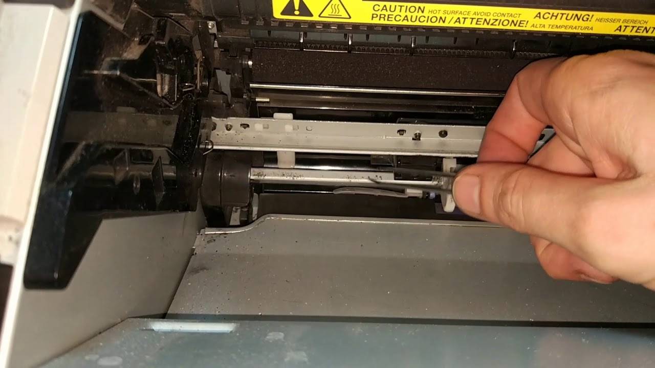 Что делать если в принтере hp, canon, brother, xerox, epson застряла бумага