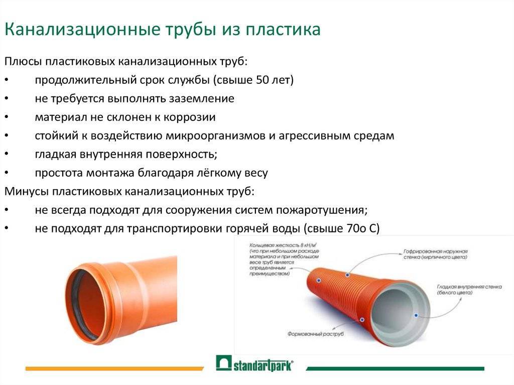Какие трубы для наружной канализации лучше?