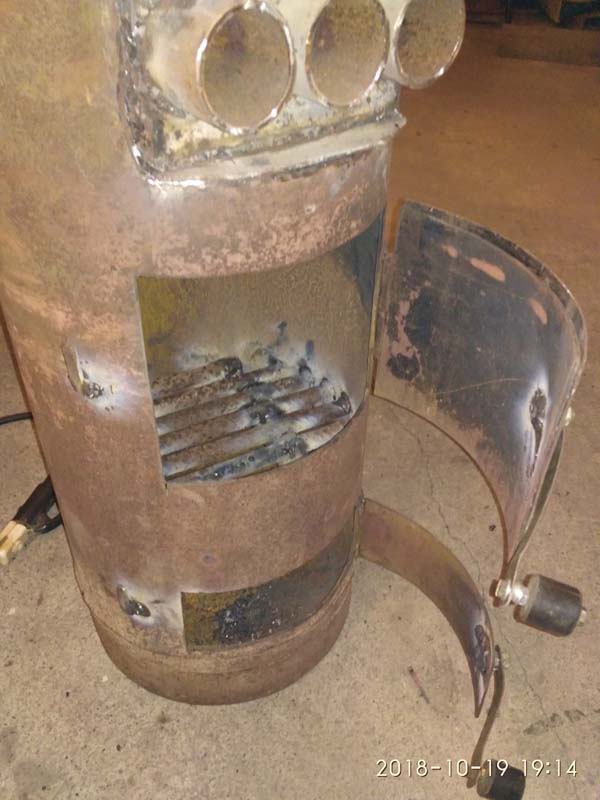 Печь из газового баллона
