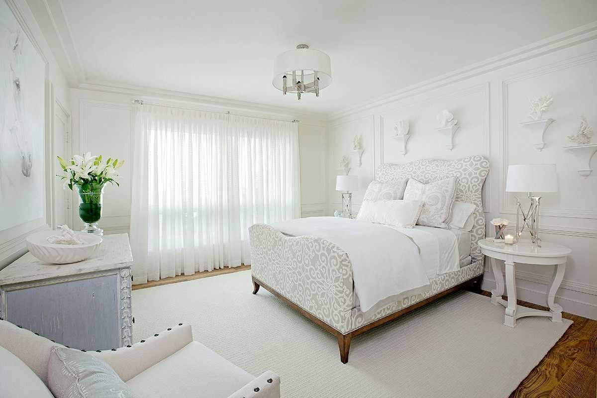 Дизайн спальни в белом цвете: особенности, фото комнат