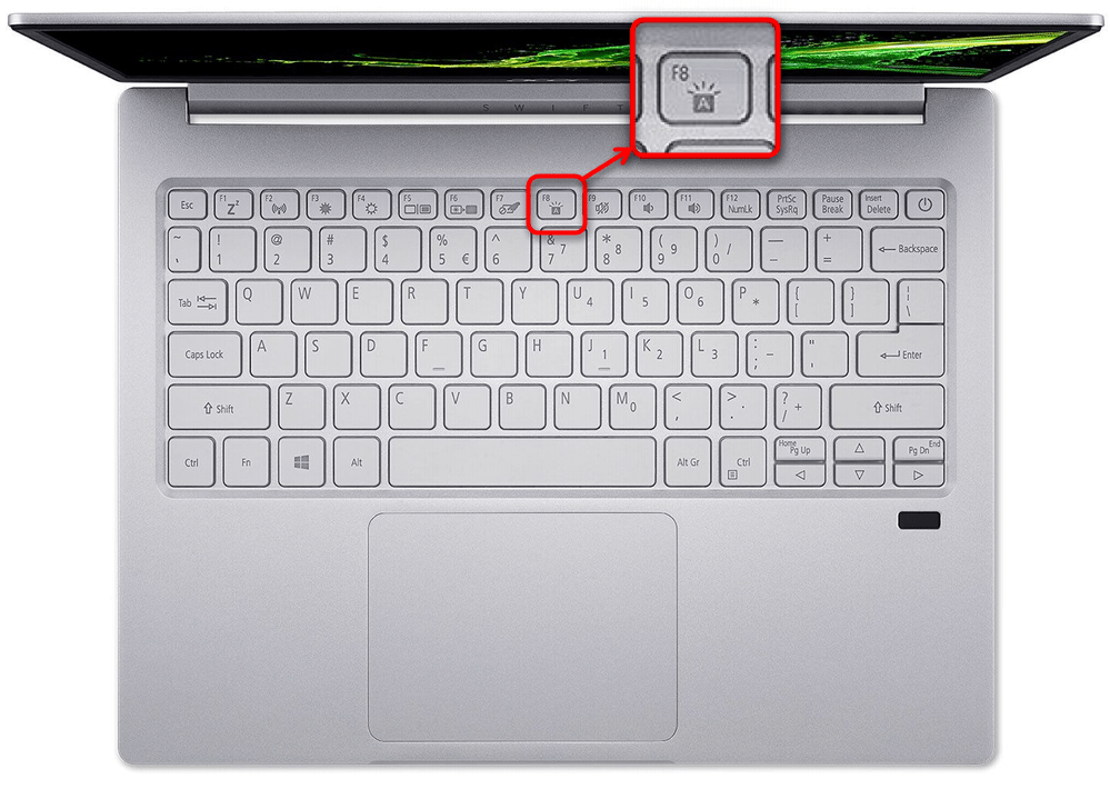 Как на ноутбуке включить подсветку клавиатуры