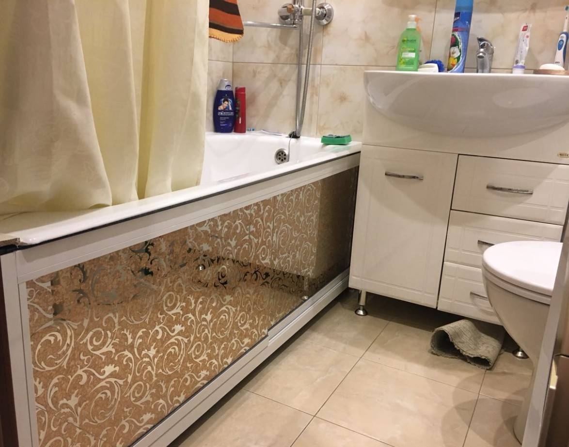 Экран под ванну своими руками: щит, дверцы для ванны, раздвижной экран из панелей пвх, дверки под ванной, что можно сделать