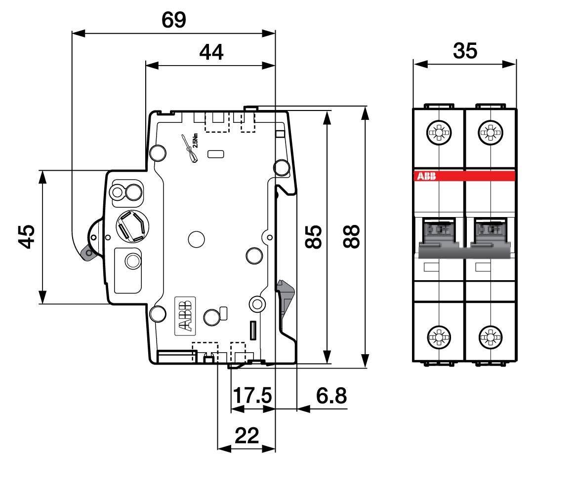 Sh202l c16 схема подключения