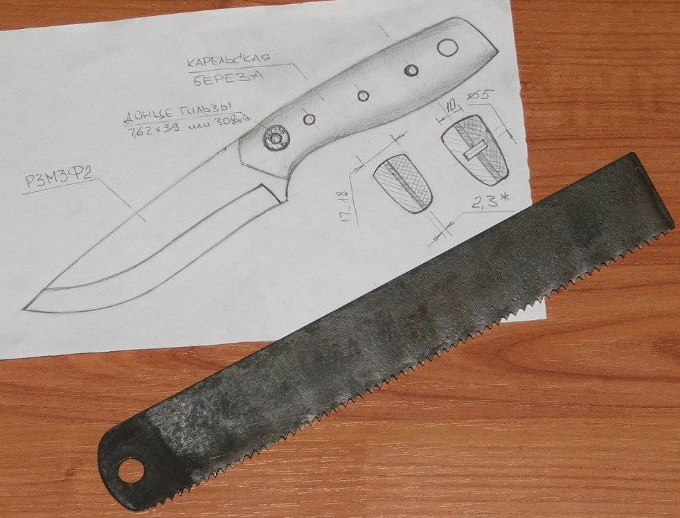 Как самому изготовить нож дома из подручных материалов
