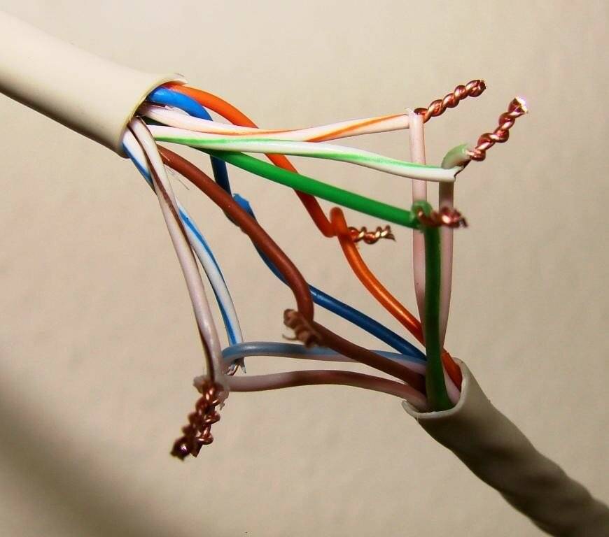 Как соединить интернет кабель (витую пару) между собой