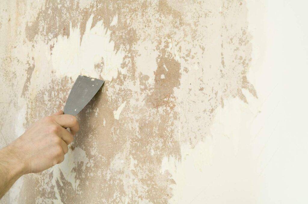 Как удалить виниловые обои со стен: три метода