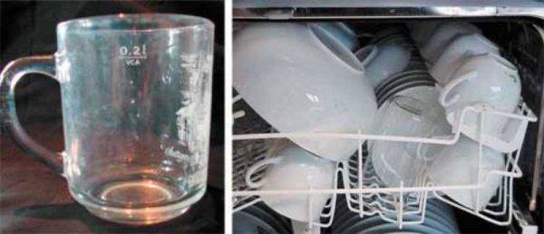 Белые разводы на посуде после посудомойки, налет после мытья: почему возникает и как исправить