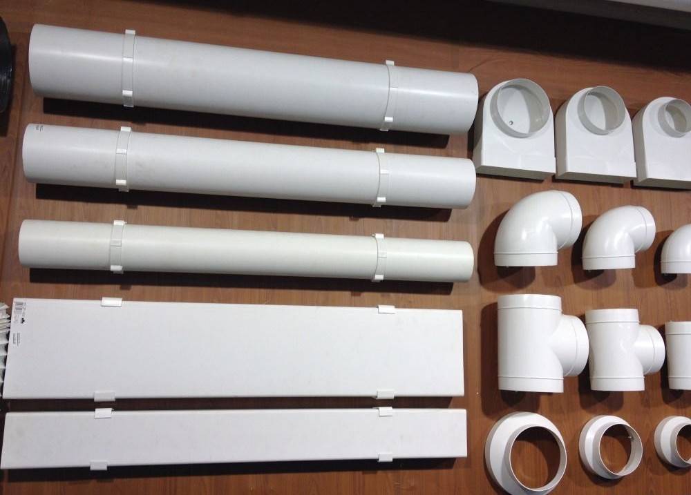 Вентиляционные трубы для вытяжки: пластиковые, гофрированные