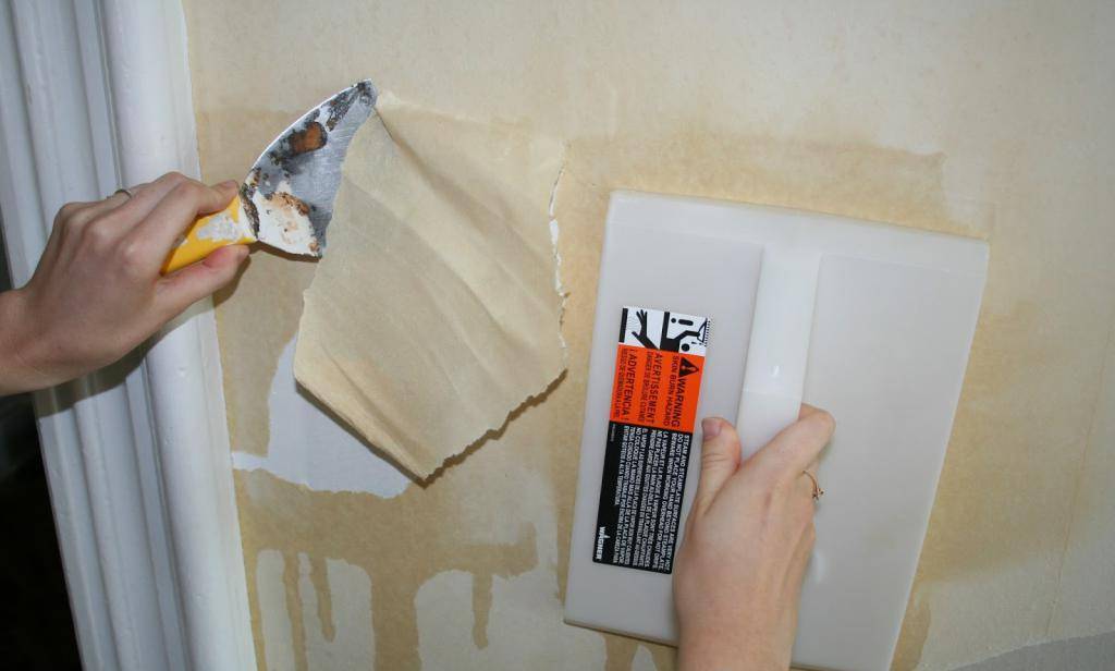 Как удалить виниловые обои со стен: три метода
