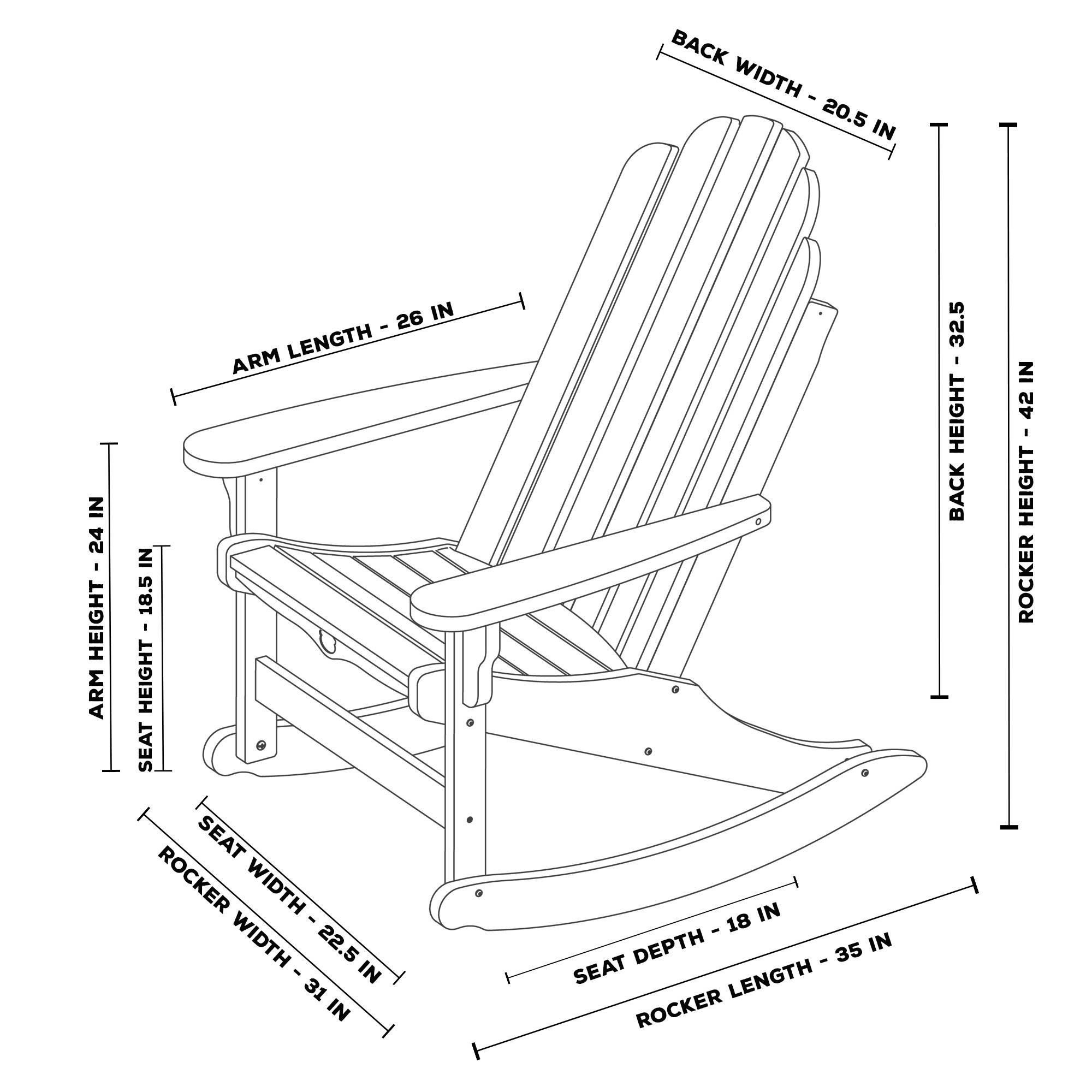 Как самостоятельно сделать кресло-качалку из дерева