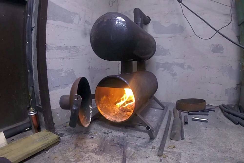 Реактивная печь или буржуйка своими руками из газового баллона | rodina-zdraviy-smysl.ru