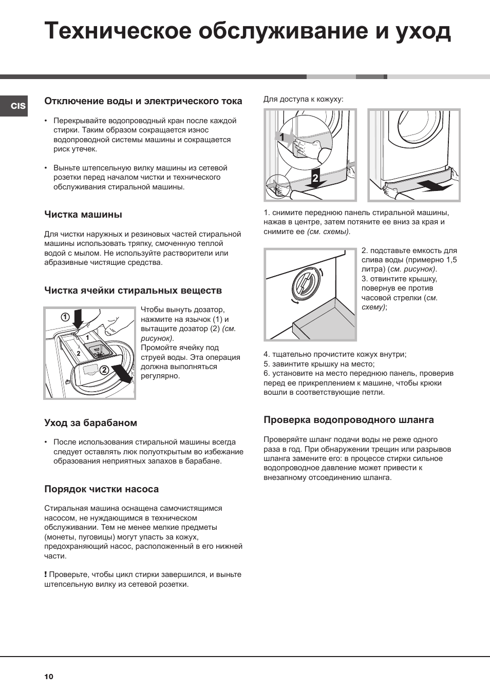 Как пользоваться стиральной машиной полуавтомат - инструкция