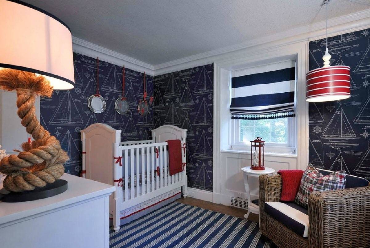 Детская в морском стиле: дизайн и планировка интерьера детской комнаты в морском стиле (100 фото) – кошкин дом