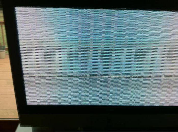 Рябит изображение на телевизоре lg