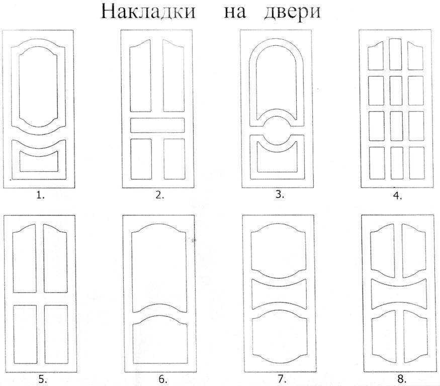 Рисунок мдф на дверь