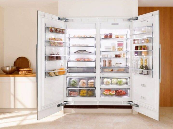 Размеры двухдверного холодильника: ширина, высота, глубина двухстворчатых моделей