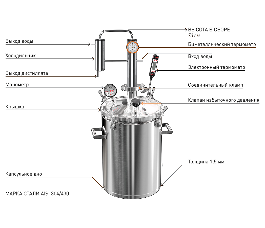 Бытовая ректификационная колонна для производства спирта. что выбрать – ректификационную колонну или самогонный аппарат