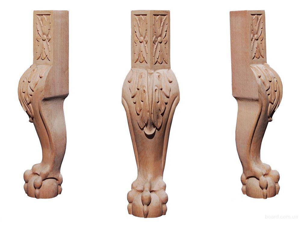 Резные деревянные ножки