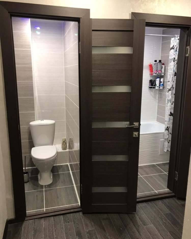 Двери в ванную комнату и туалет: какие лучше всего, установка, размеры и фото примеров