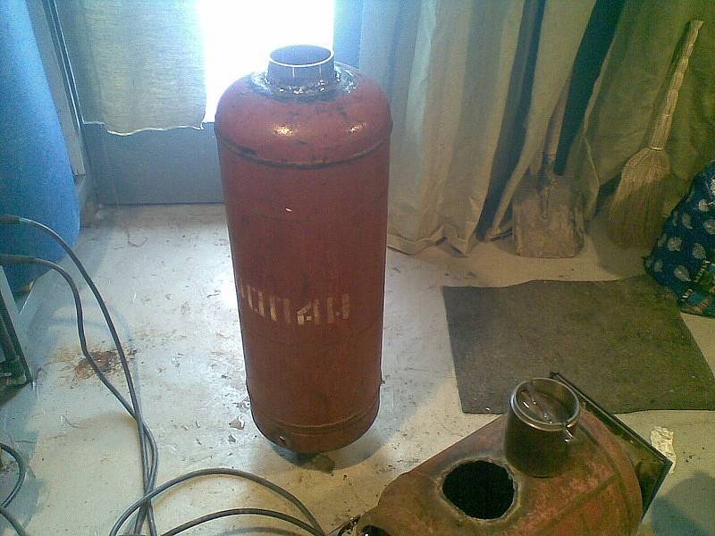Теплообменник на трубу дымохода для отопления или банной печи