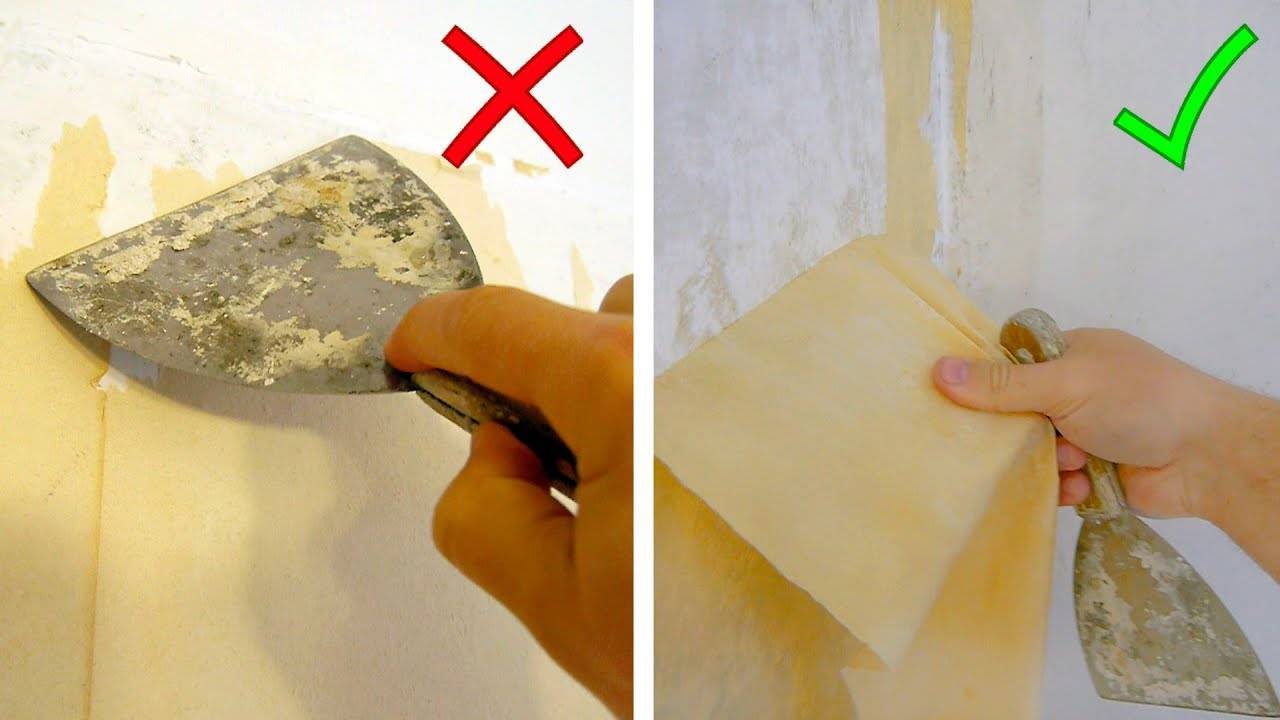 Подготовка стен к поклейке: как снять старые бумажные обои?