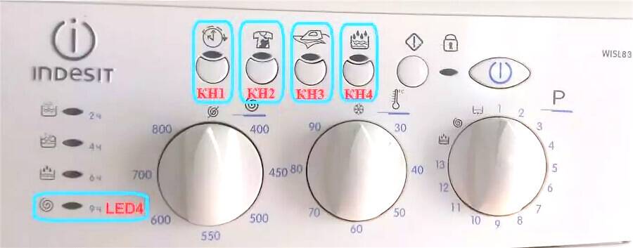 Значение кодов ошибки автоматической стиральной машины indesit