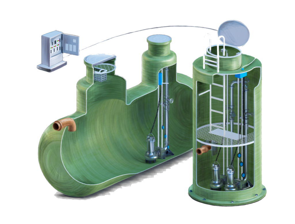 Кнс - канализационная насосная станция: виды, устройство, монтаж