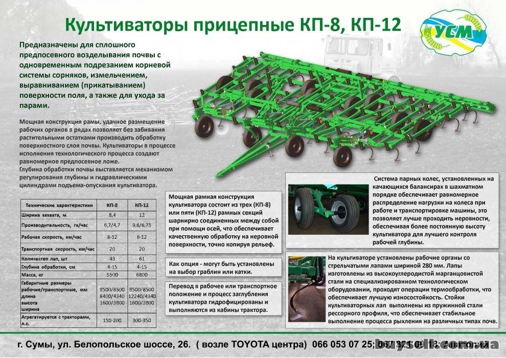 Культиватор для трактора мтз-82/80 обзор лучших моделей