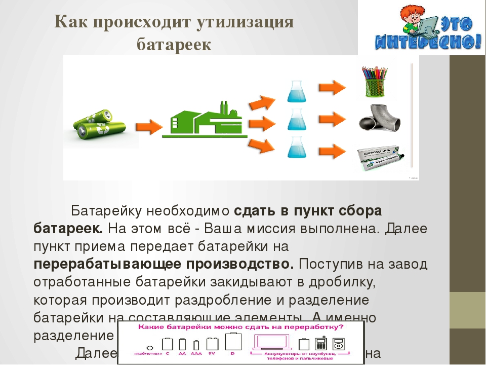Утилизация батареек и их переработка в россии: вред и основы сбора