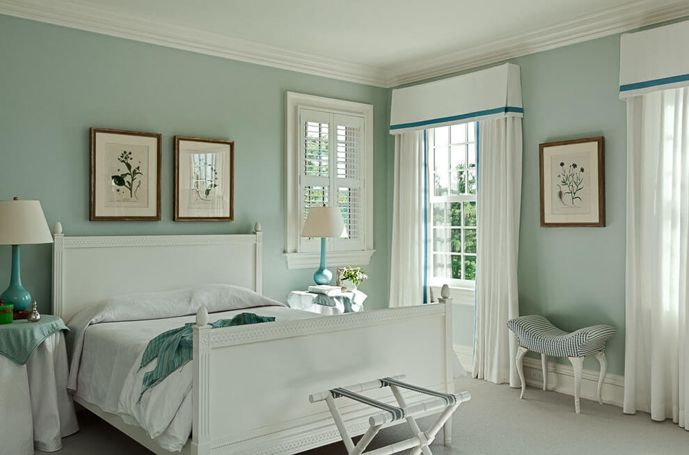 Голубая спальня: новинки дизайна, примеры оформления спальни в голубых оттенках (145 фото идей и вариантов)