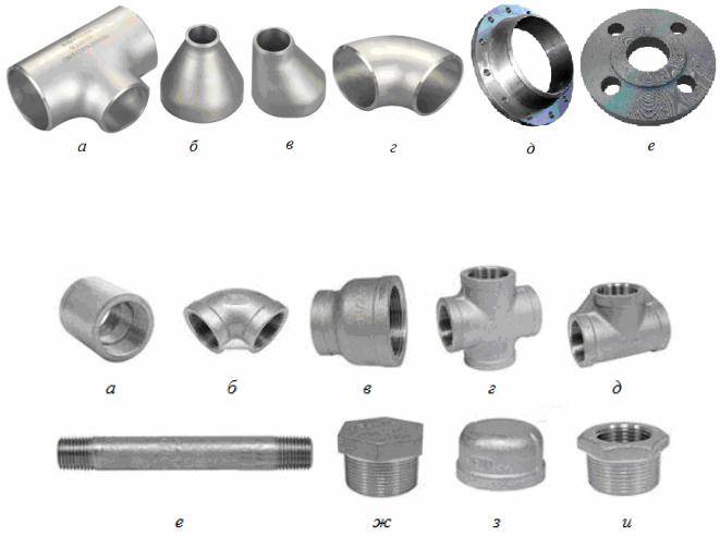 Разновидности и характеристики стальных фитингов