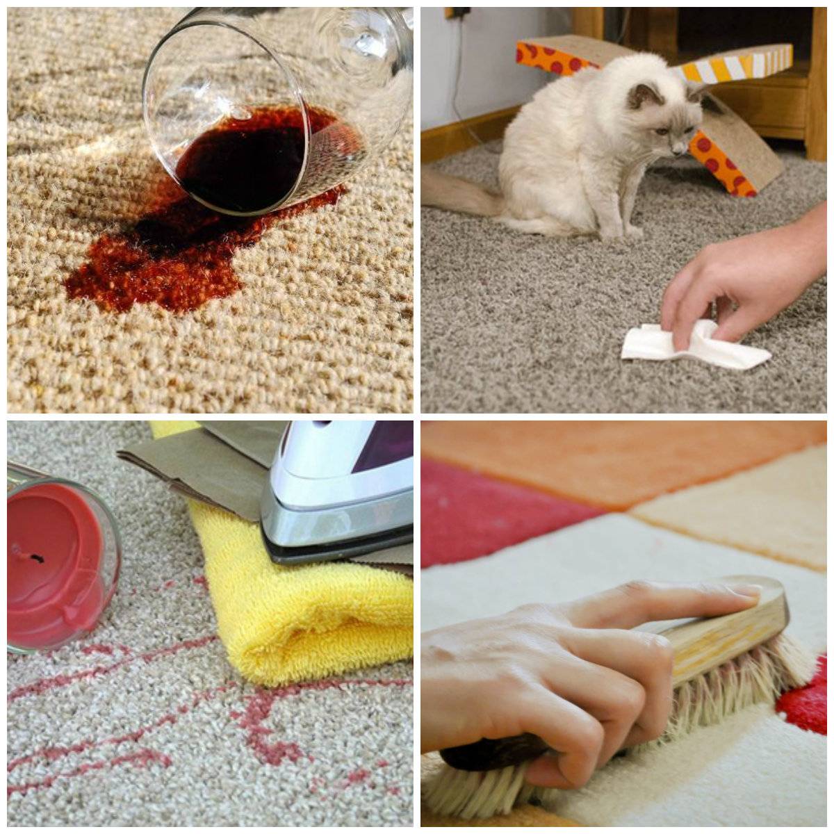 Как почистить ковёр самостоятельно в домашних условиях