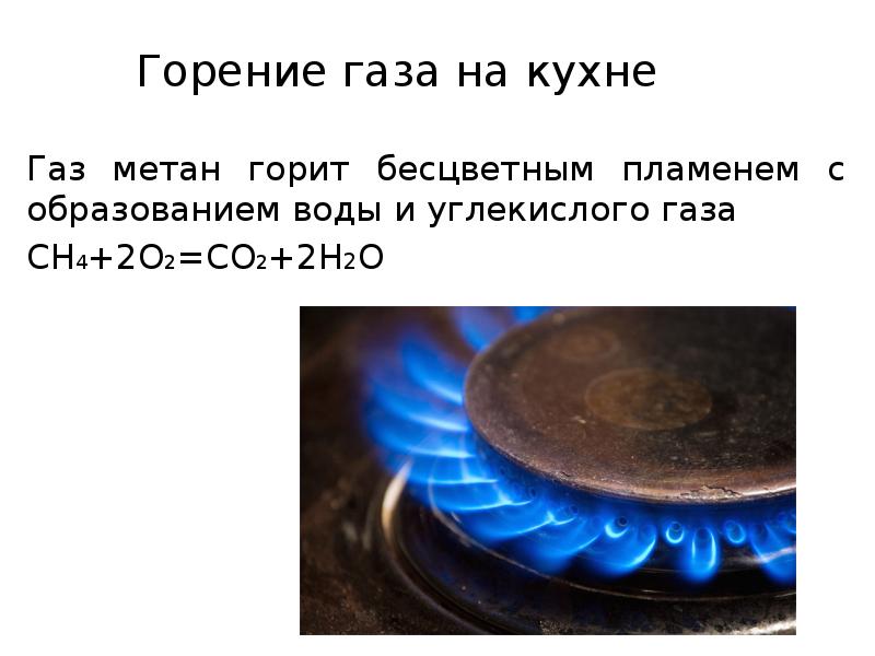 Температура пламени газовой плиты