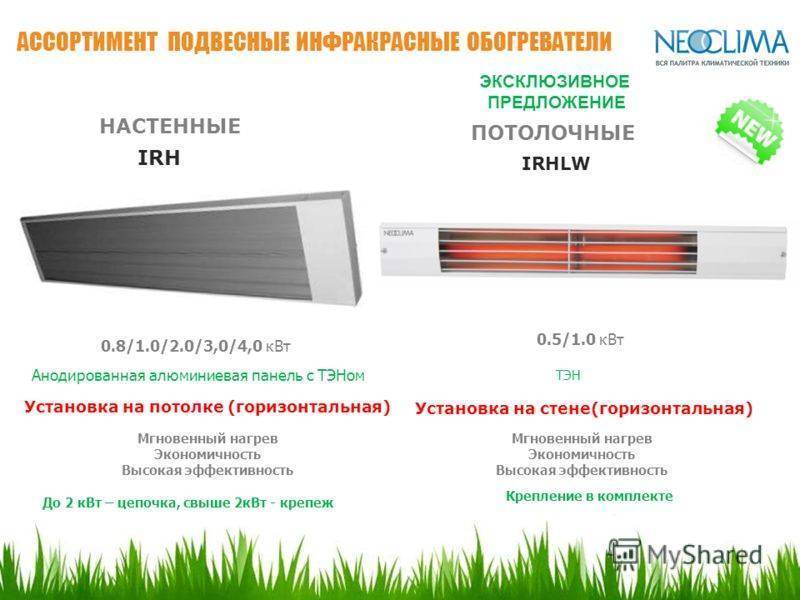 Инфракрасные панели отопления: виды, принцип работы, порядок монтажа