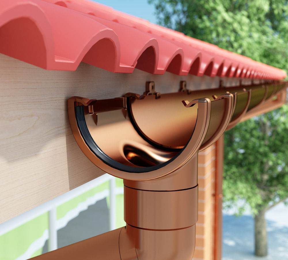 Водостоки для крыши металлические: инструкция по монтажу