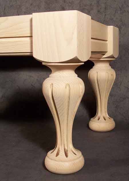 Деревянные ножки для мебели, как различаются конструкции