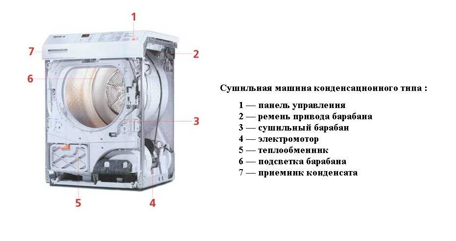 Как работает сушка в стиральной машине: принцип функционирования