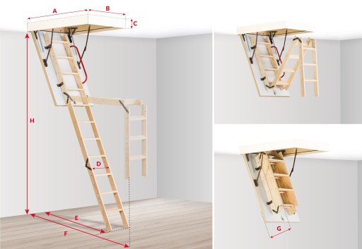 Складная лестница на чердак — особенности устройства